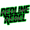Redline Rebel Lettering Car Tuning Design