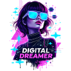 Digital Dreamer Cyberpunk Girl