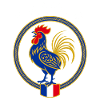 Wappen Frankreich Gallischer Hahn Flagge