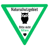 Naturschutzgebiet Nachteule Bitte nicht füttern
