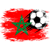 Morocco flag football used
