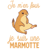 Marmotte décontractée, je m'en fous