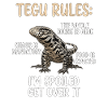 Tegu Rules Pampered Reptile