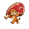 Steakjäger-Tiger Cartoon