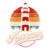 Leuchtturm Amrum 2026 Retro