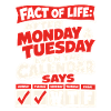 Monday & Tuesday Calendar Joke