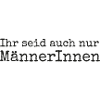 MannerInnen schwarz