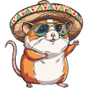 Sombrero drôle de hamster