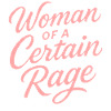 Woman with certain anger