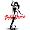 Sexy Pole Dance Silhouette – Athletic Motif