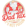 Dad Tax Skeleton Snack Tee