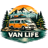 Van Life Adventure Camper Mountain Sunset
