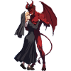 Devil and nun: Gothic romance