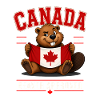 Canada Beaver Flag EST 1867
