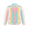Chic striped pastel jacket