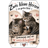 Zwei Katzen, großes Glück