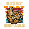 Easily distracted by servals