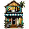 Surfer Shop Beach Paradise