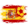 Spanien Flagge Fußball used