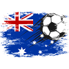 Australien Flagge Fußball used