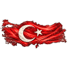 Fiery Turkey Flag
