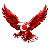 Red eagle with star ring