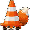 Fox under cone