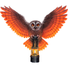 Glückauf Eule mit Grubenlampe