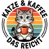 Katze und Kaffee das reicht