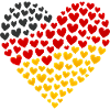 Germany Flag - Heart Out
