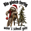 Bin gleich fertig Faultier