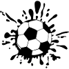 Football Ball Splash Blobs