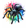 Pinktoe Rosafuss Tarantula Motif