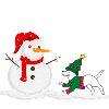 Snowman make it snow