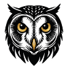 Eulen-Weisheit-Maskottchen-Logo Sport-Gaming-Geschenk