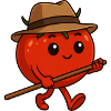 Tomate auf Wanderschaft