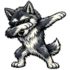 Dabbing Wolfshund Tschechoslowakischer Wolfhund