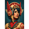 Retro Futurist Aviator Avatar