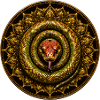 Golden Snake Mandala