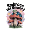 Lizard on a mushroom: Uniqueness