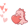 Heartfelt Dino Hug