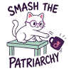 Feminist Cat - Smash the Patriarchy