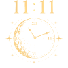 11:11 Moon Clock