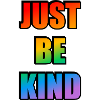 Just Be Kind Rainbow Gradient