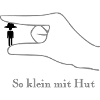 So klein mit Hut
