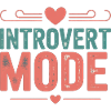 Introvert Mode Geschenk Geschenkidee