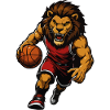 Lion Basketball Mascot