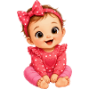Kuschelbaby Herzchen Rosa