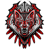 Haida Wolf Tribal Totem Design