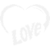 Graphique Heart Love